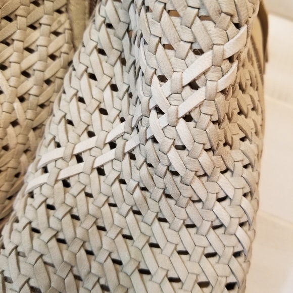 {8} Sam Edelman Cooper Woven Peep Toe Block Heels - Picture 4 of 15